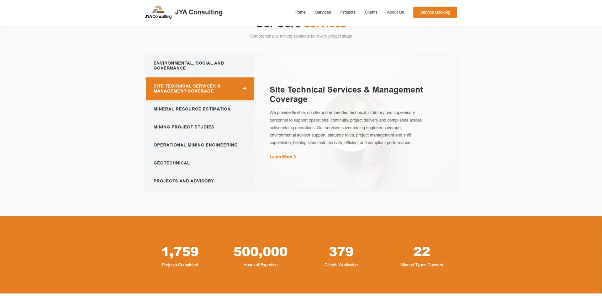 JYA Consulting核心流程界面